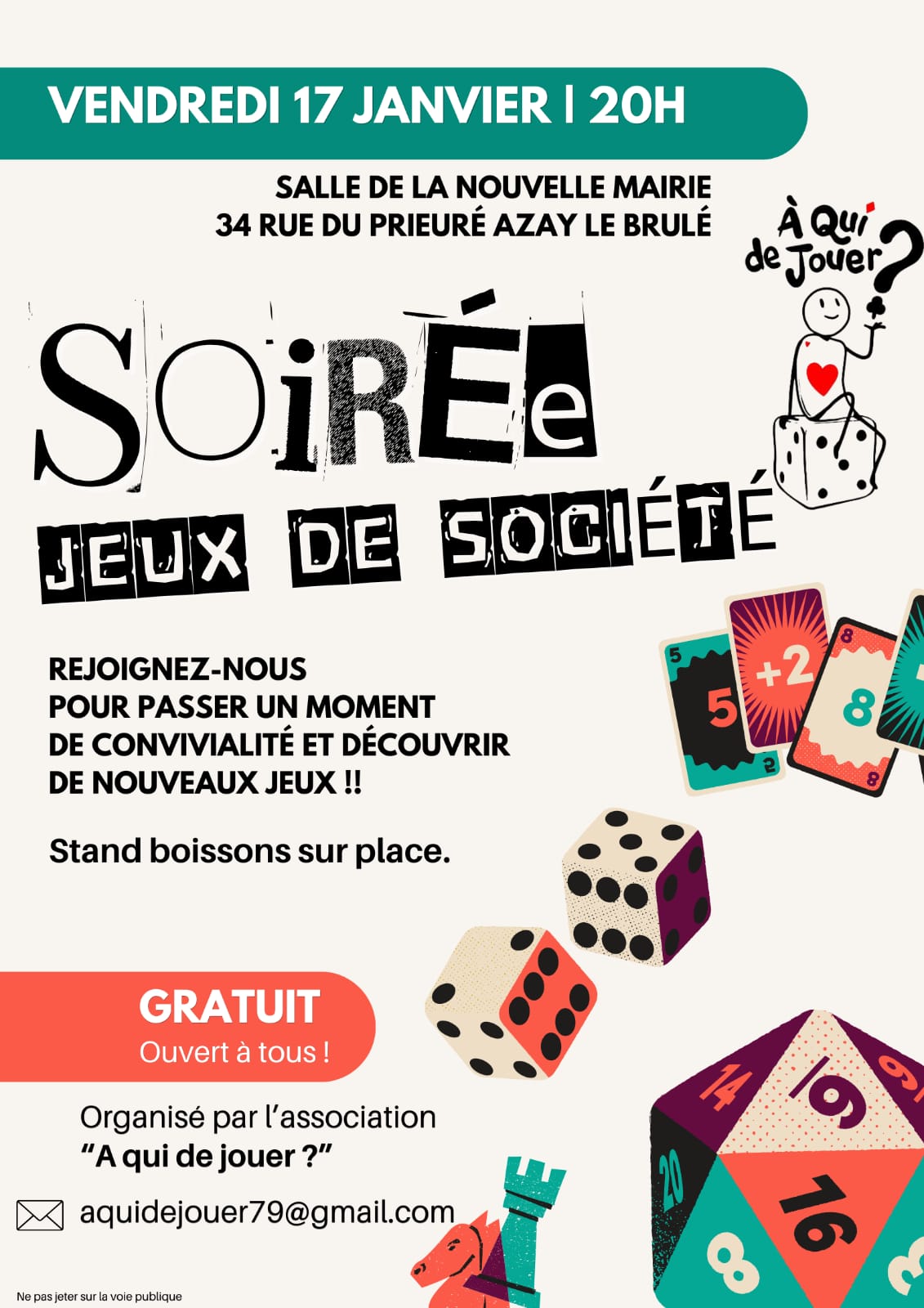 Soirée jeux de sociétés